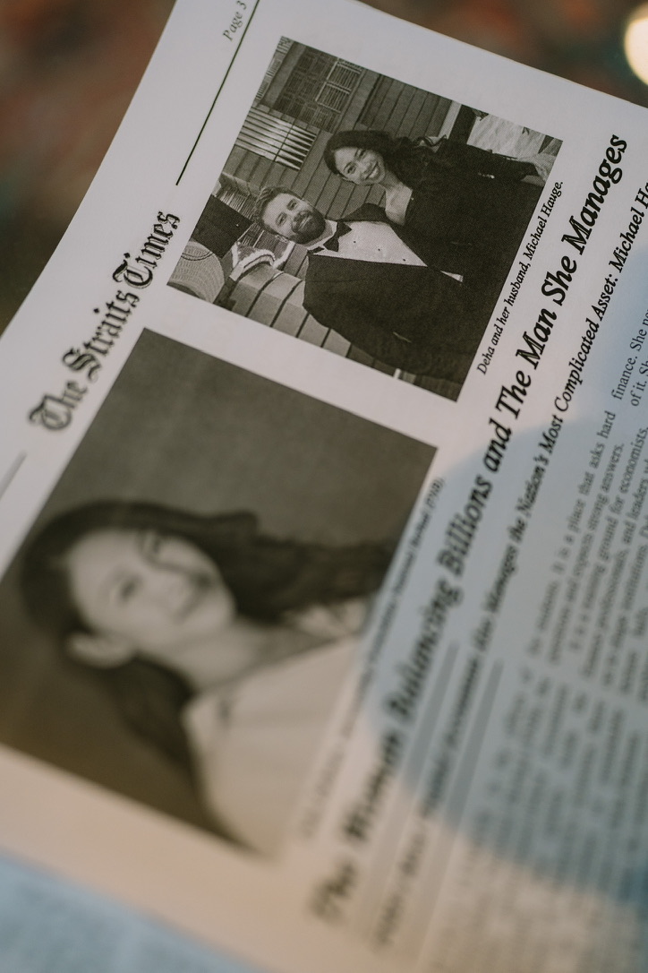 A selected HITCHED wedding newspaper photograph