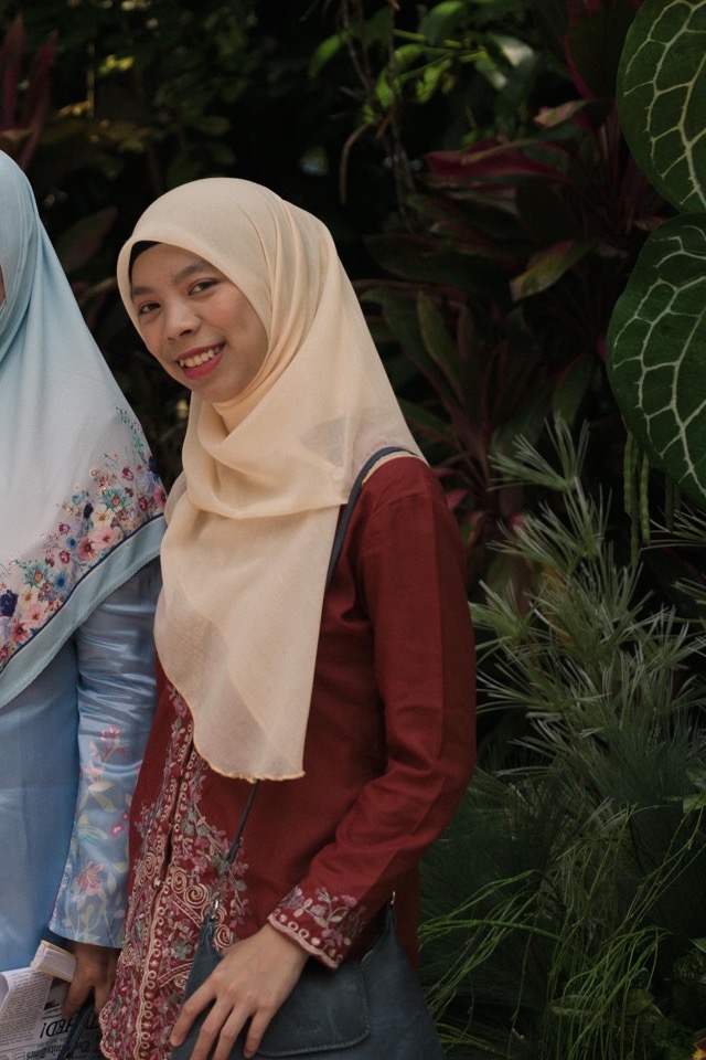 Najwa Rahman during the Sanding celebration