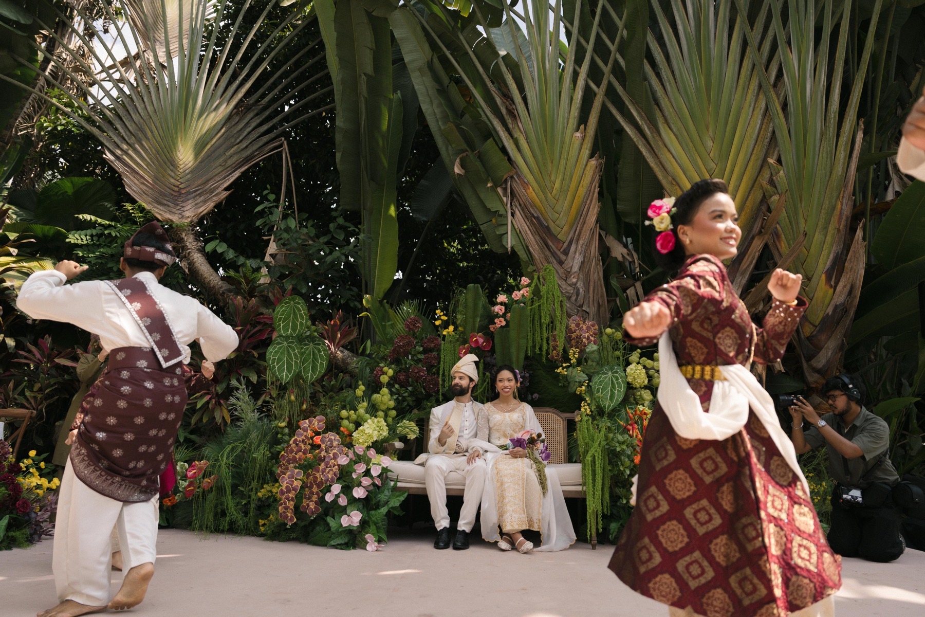 A cultural performance during the Sanding celebration